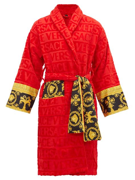 versace bathrob|versace bathrobe for men.